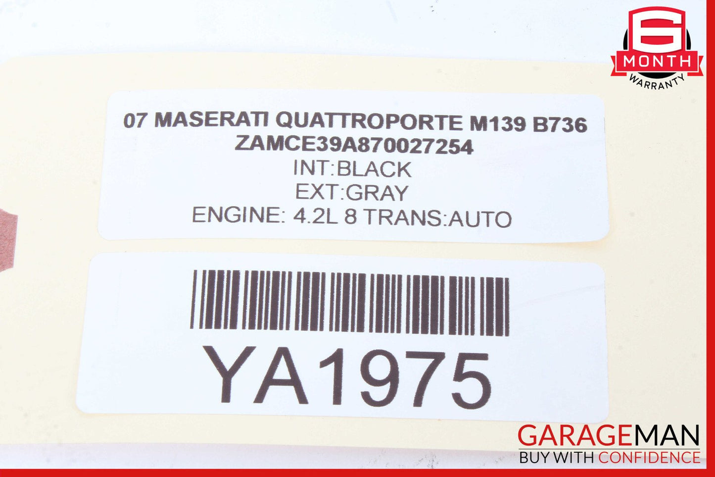 03-08 Maserati Quattroporte M139 Rear Right Seatbelt Seat Belt Retractor OEM