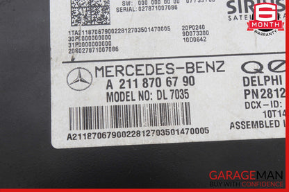 Mercedes W211 E350 R350 GL450 ML350 Sirius Satellite Radio Receiver Module Unit