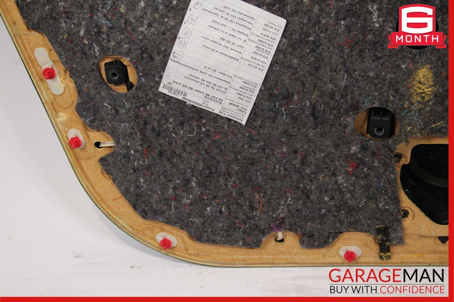 07-09 Mercedes W221 S550 Front Right Interior Door Panel Trim Assy Anthracite
