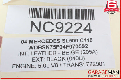03-12 Mercedes R230 SL500 SL55 AMG Front Left SAM Fuse Box Control Module OEM