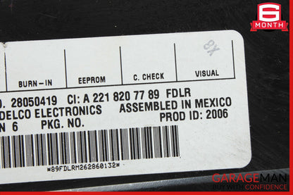 07-14 Mercedes S550 CLS550 SLK350 CL63 Sirius Satellite Radio Module Receiver