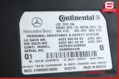 12-20 Mercedes W204 C250 E550 SL400 Communication Control Module 2229006003 OEM