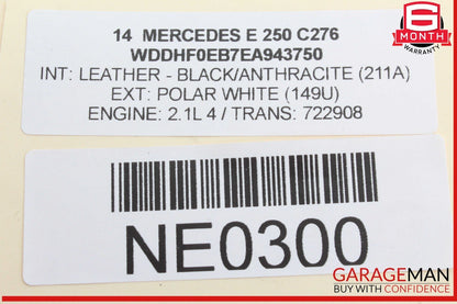08-18 Mercedes W212 E250 CLS550 Front Right Side Door Control Module OEM