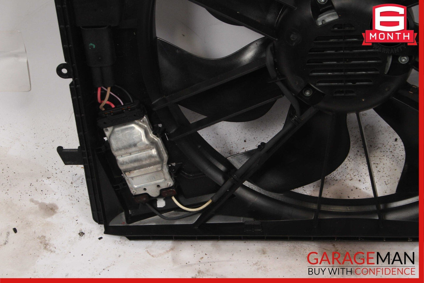 08-18 Mercedes CLS400 GLK350 C300 Engine Radiator Cooling Fan Motor Shroud Assy