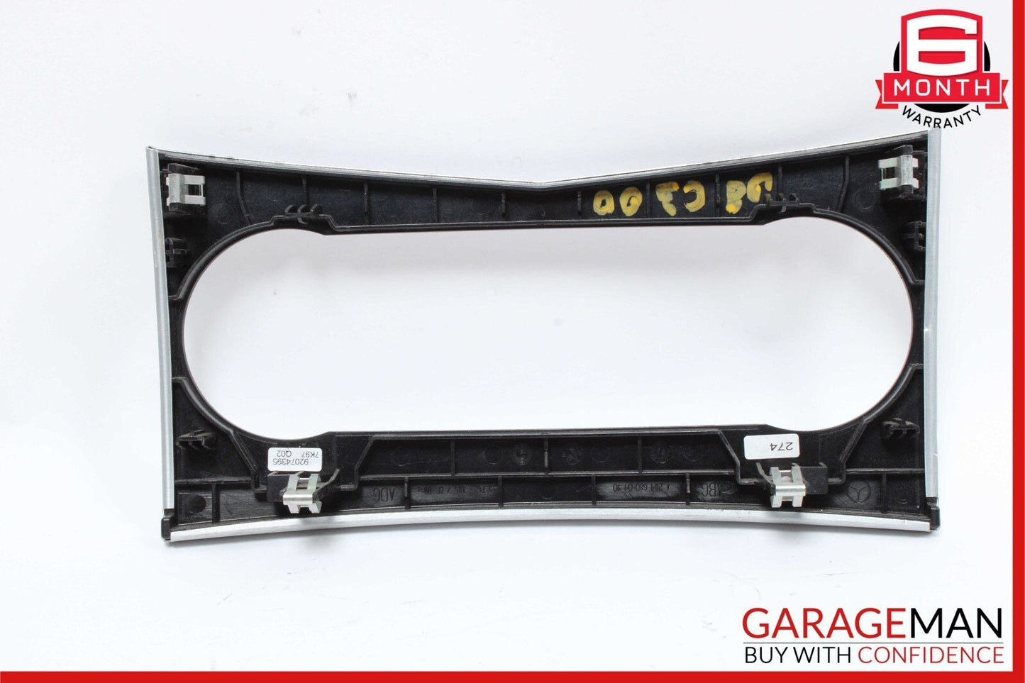 08-14 Mercedes W204 C250 C300 C350 Dash AC A/C Climate Control Switch Trim Bezel