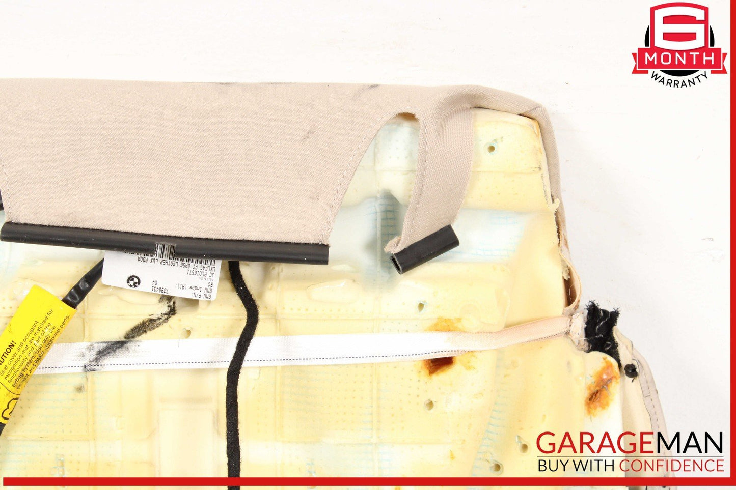 16-22 BMW X1 Front Right Lower Bottom Seat Cushion OEM