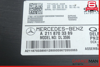 Mercedes SLK350 E350 ML350 R350 CLK550 Sirius Satellite Radio Receiver Module