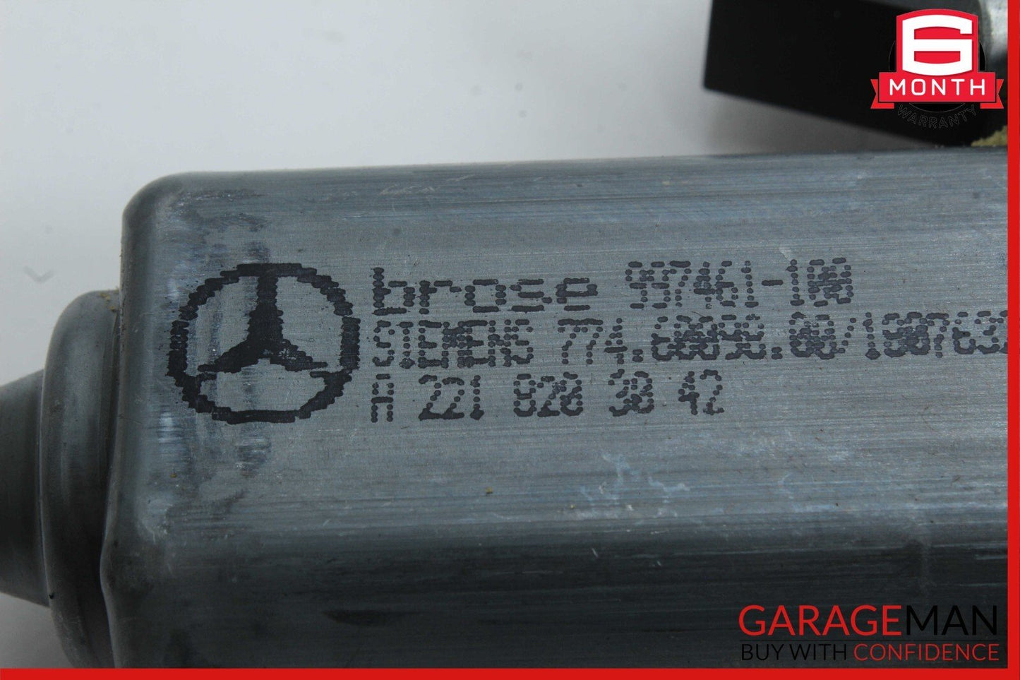 07-13 Mercedes W221 S550 S600 S63 AMG Rear Right Window Regulator Motor OEM