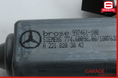 07-13 Mercedes W221 S550 S600 S63 AMG Rear Right Window Regulator Motor OEM