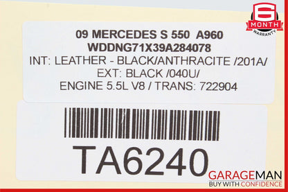 06-12 Mercedes W221 S550 Front Right Passenger Side Bumper Fog Light Lamp OEM