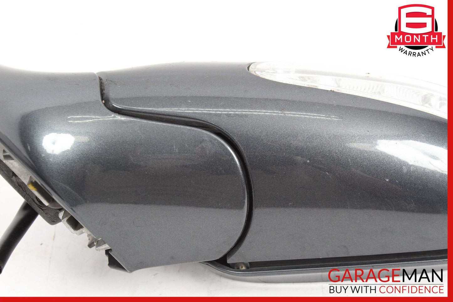 03-09 Mercedes W209 CLK55 Front Left Side Mirror Door Rear View Tenorite Gray