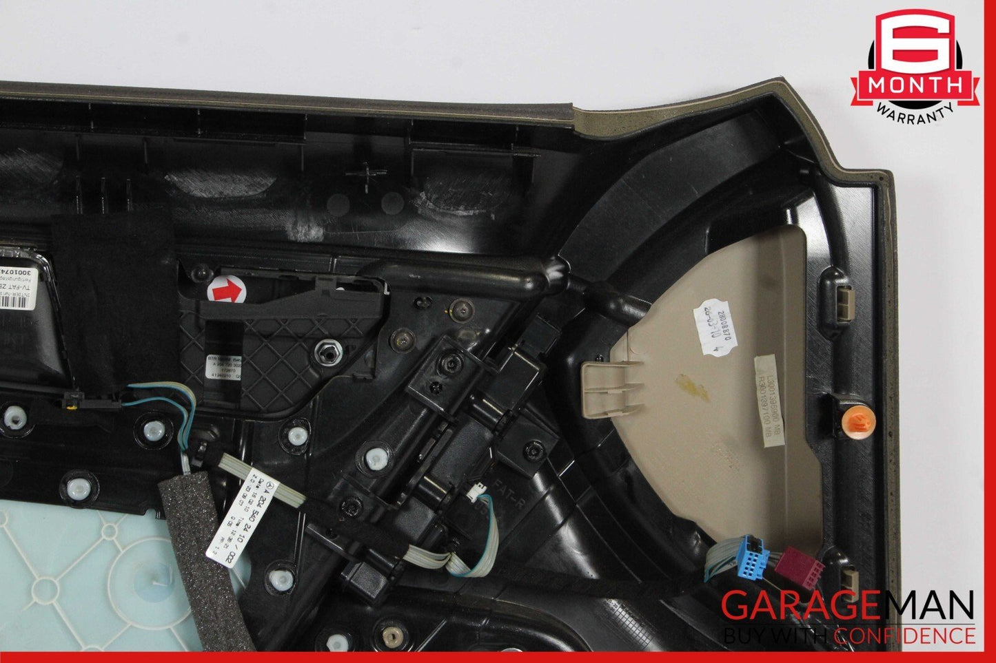 08-14 Mercedes W204 C300 Sedan Front Right Side Interior Door Trim Panel Beige