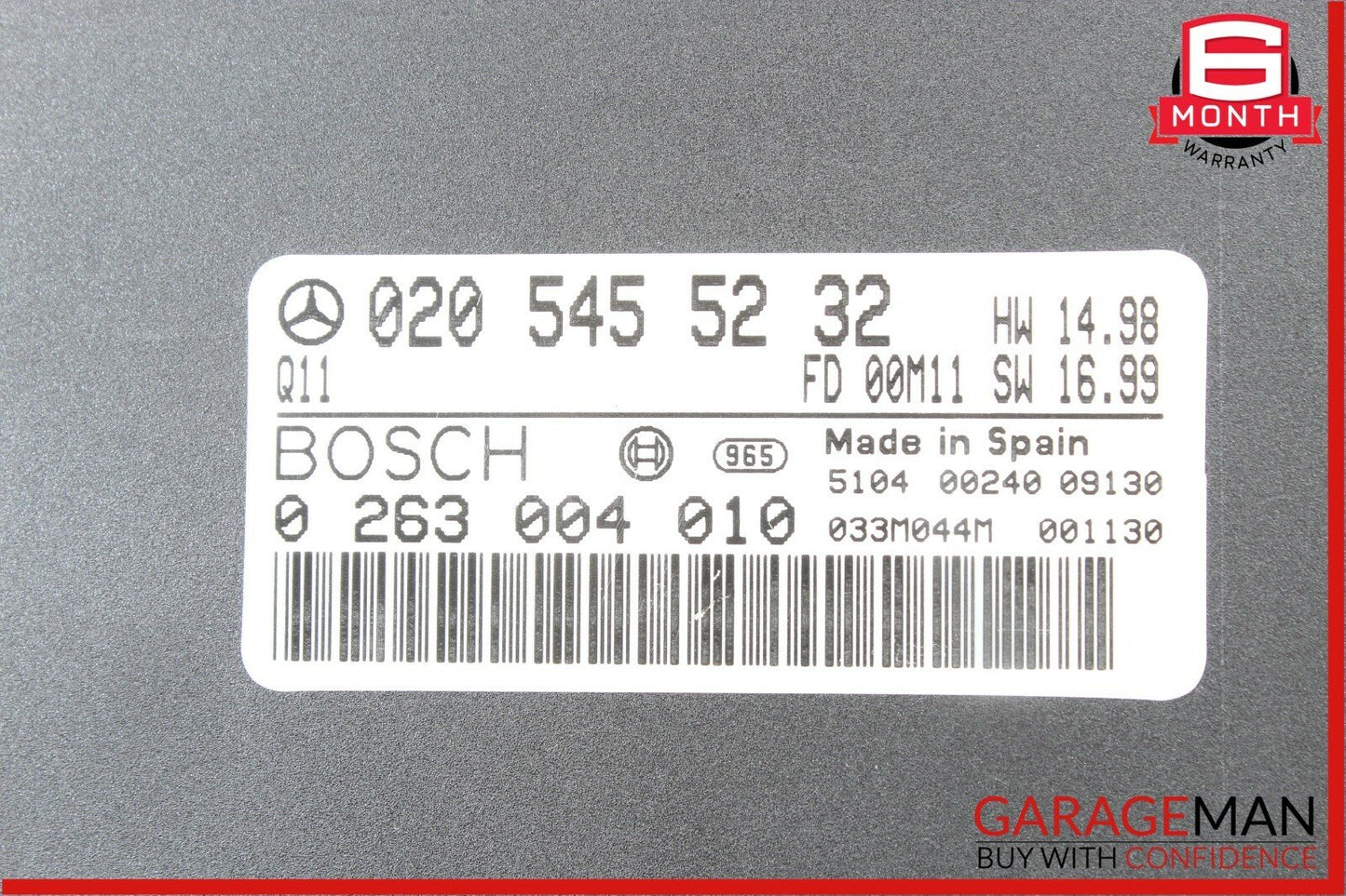 00-06 Mercedes S500 S430 CL500 PDC Parktronic Distance Control Module Unit OEM