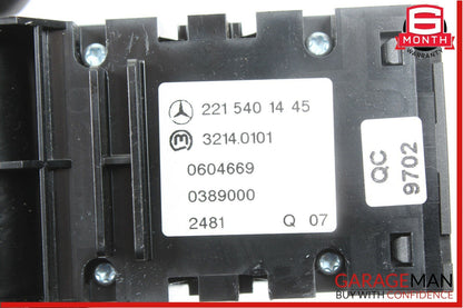 07-13 Mercedes W216 CL550 S550 Electronic Parking Button Control Switch Button