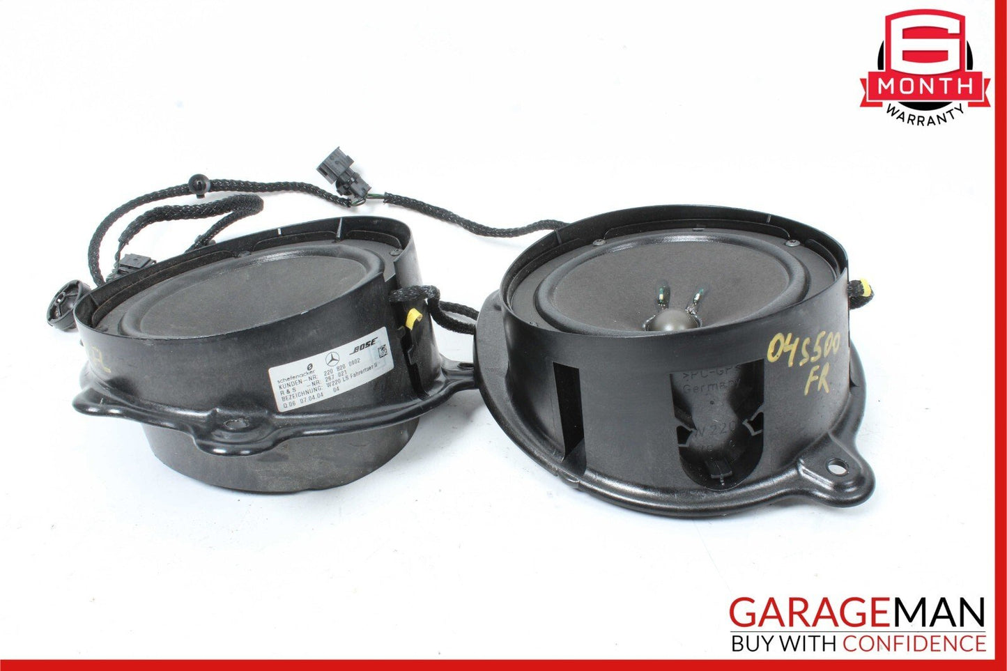00-06 Mercedes W220 S500 S600 Front Left And Right Door Sound Speaker OEM