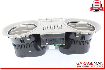 03-06 Mercedes R230 SL500 SL55 AMG Center Dashboard Hazard AC Air Vent Gray OEM