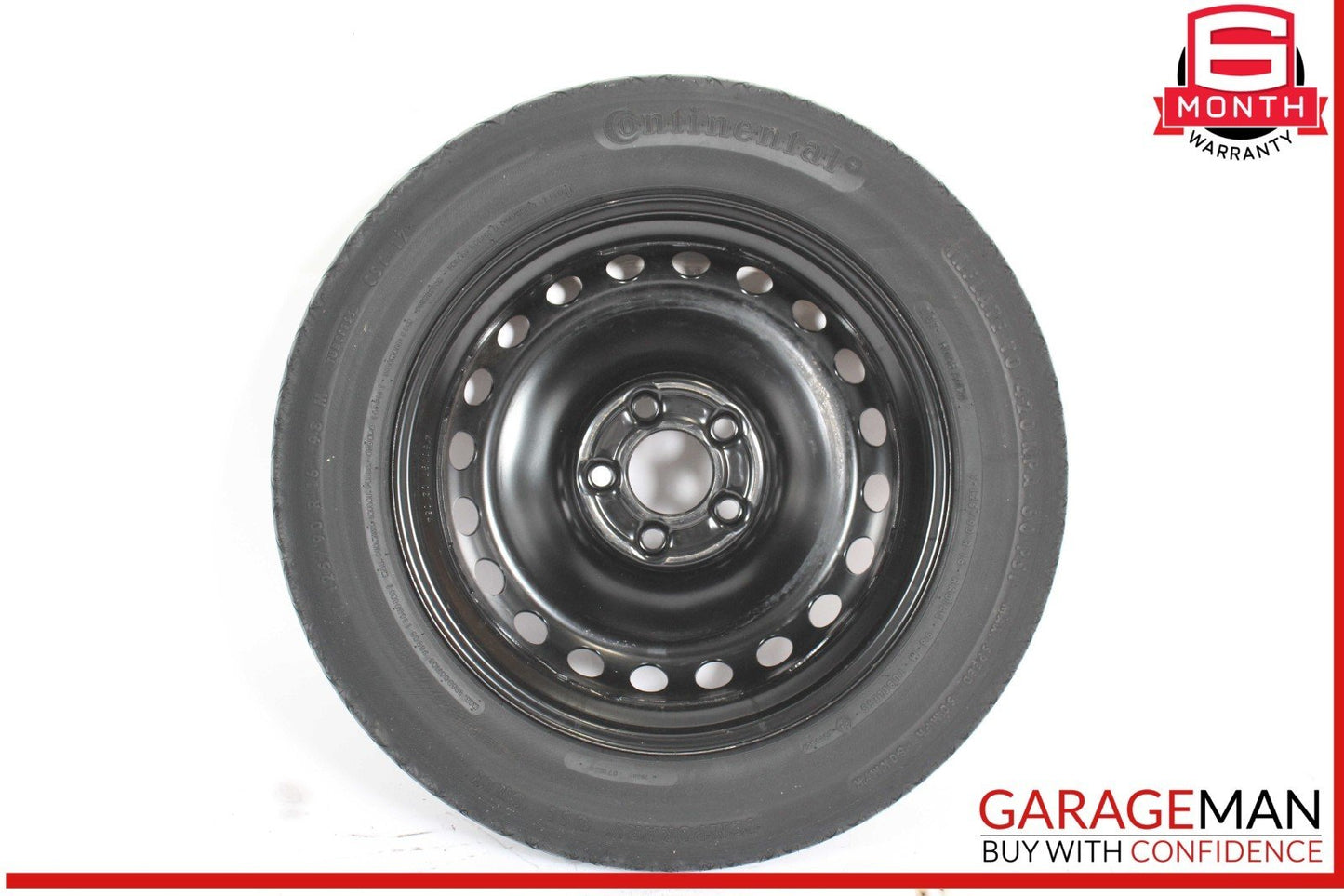 08-14 Mercedes W204 C180 C300 Emergency Spare Tire Donut Wheel Rim 125 90 16"