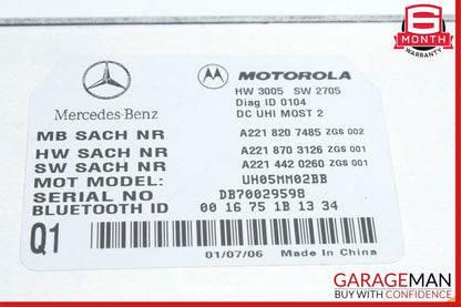 07-13 Mercedes W221 S550 S600 S63 AMG Bluetooth Control Module 2218207485 OEM