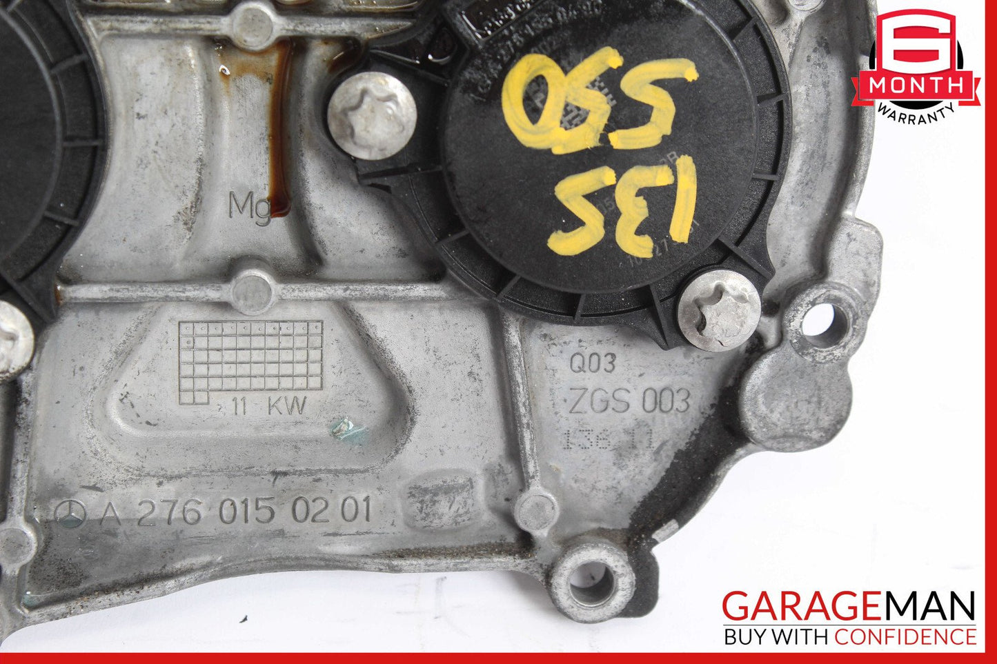 12-18 Mercedes X166 GL450 Front Right / Left Engine Timing Chain Cover Plate