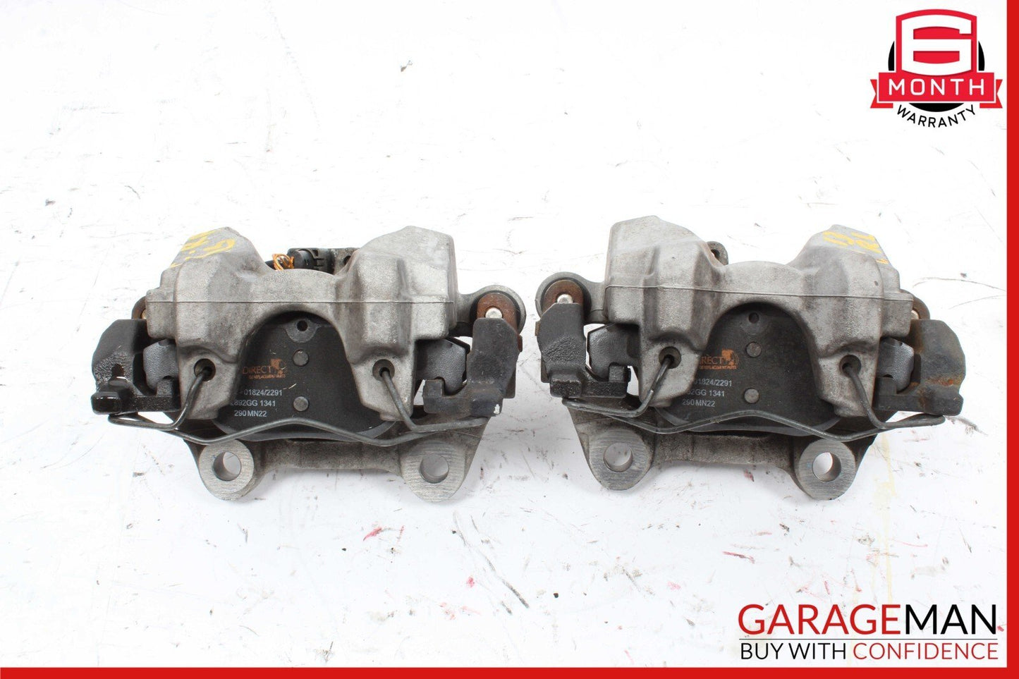 08-14 Mercedes W204 C250 C350 Rear Right And Left Brake Caliper Calipers Set OEM