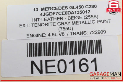 08-20 Mercedes X166 GL450 Headlight Fog Light Switch Control Module OEM