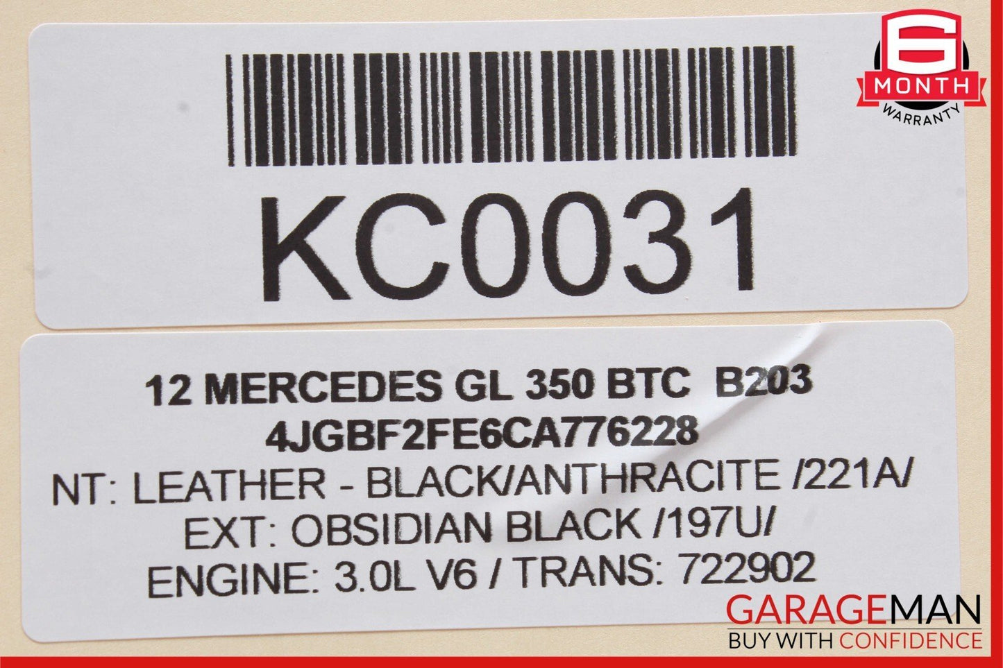 07-13 Mercedes X164 GL350 Diesel Exhaust Gas Aftertreatment Control Unit OEM