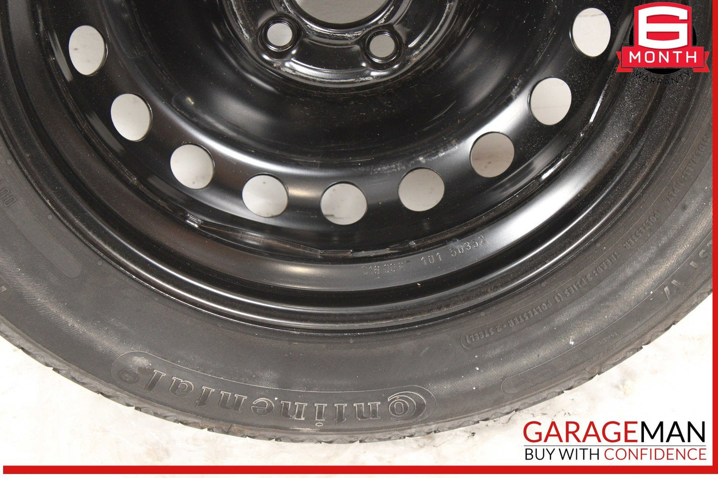 08-14 Mercedes W204 C250 C300 Emergency Spare Tire Donut Wheel Rim 125 90 16"