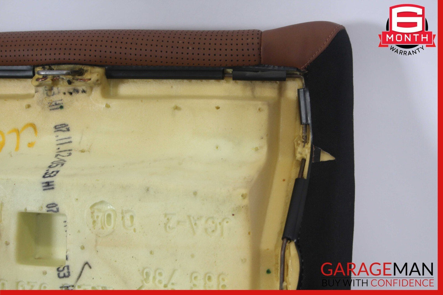 08-14 Mercedes W216 CL63 AMG Rear Left Side Bottom Lower Seat Cushion Brown OEM