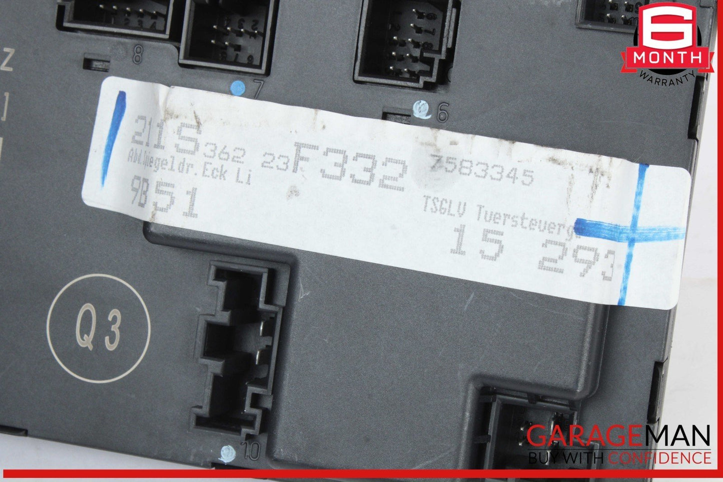 03-09 Mercedes-Benz E320 Left Front Door Control Module 2118201585 OEM