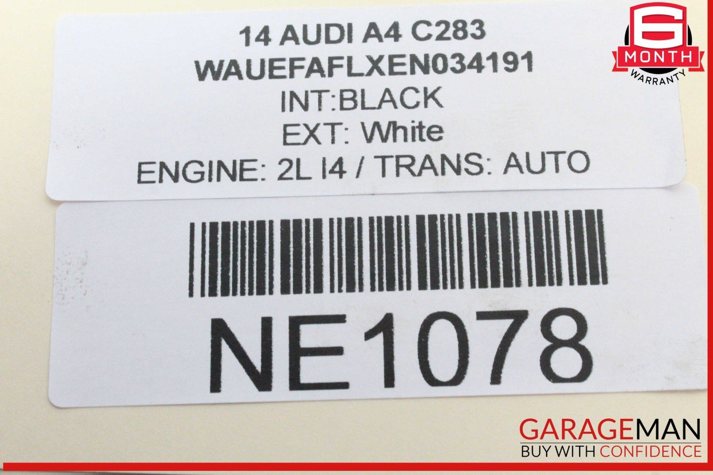 09-17 Audi A4 Q5 A5 Front Left Side Suspension Upper Forward Control Arm OEM