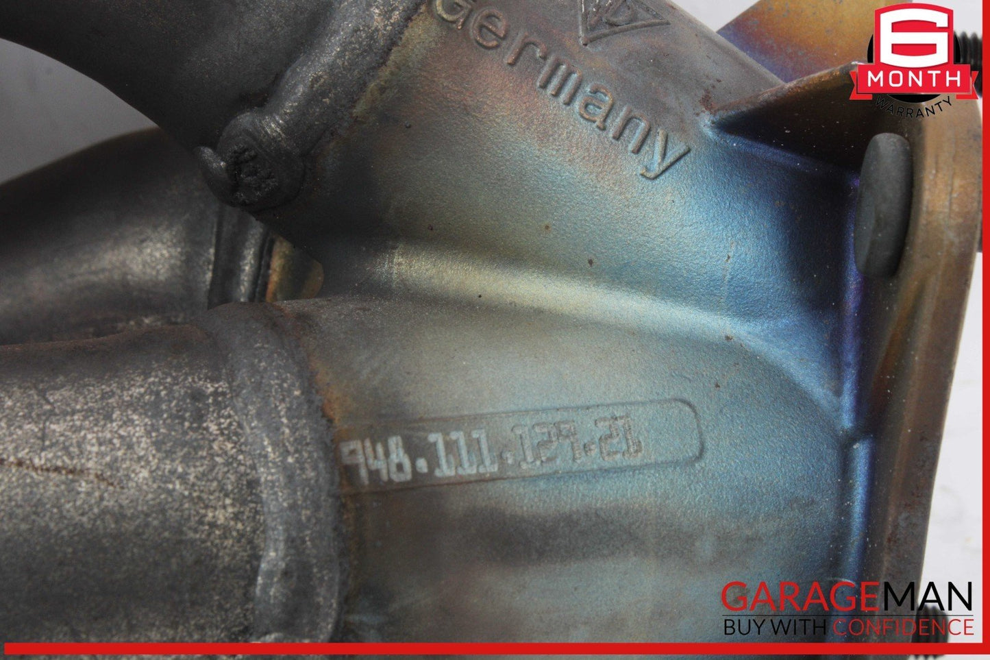 10-16 Porsche Panamera 970 Left Driver Side Exhaust Manifold 94811112921 OEM