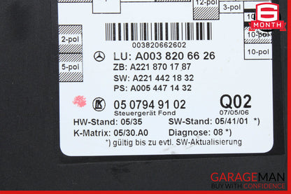 07-13 Mercedes W221 S550 S400 Rear Right or Left Side Door Control Module OEM