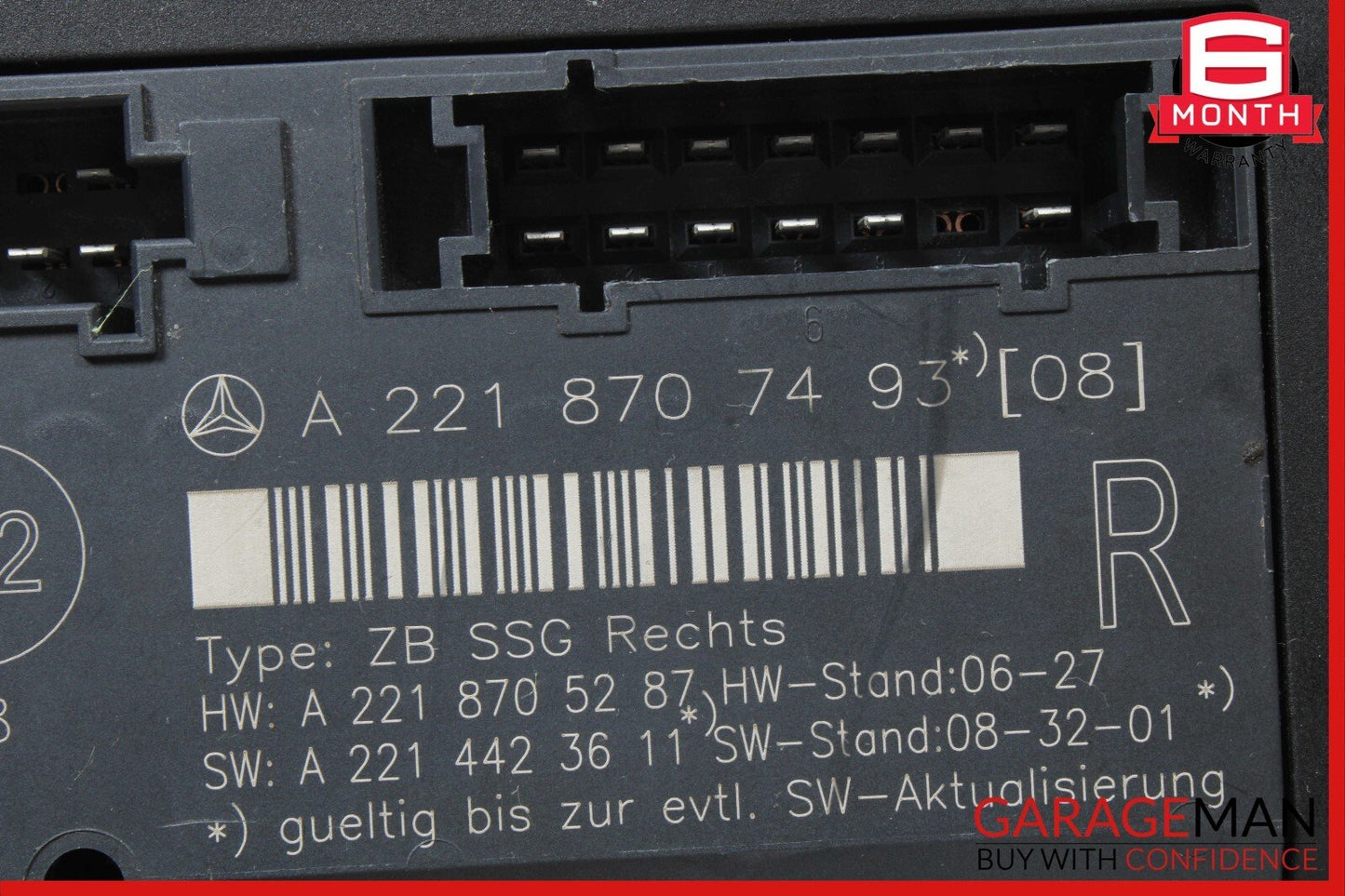 07-13 Mercedes W221 S550 S400 S350 Front Right Side Under Seat Control Unit OEM