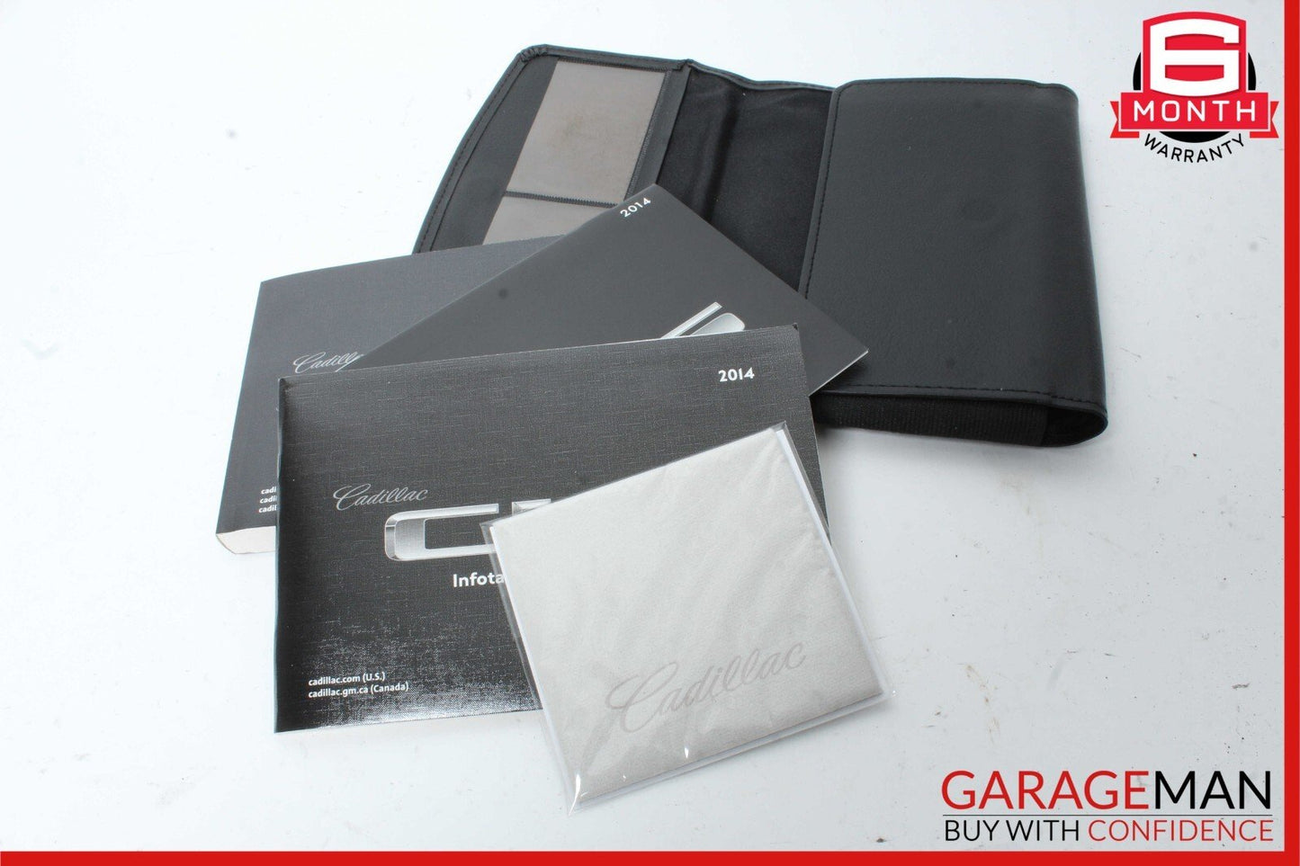 2014 Cadillac CTS Leather Case for Owner Manual Operator User Repair Guide OEM