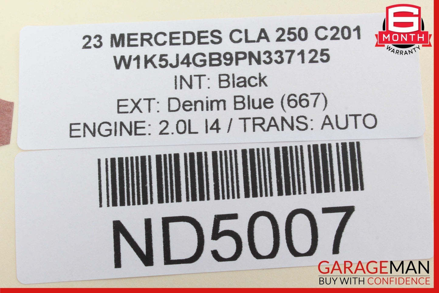 19-23 Mercedes W118 CLA250 Rear Left or Right Side Door Control Module Unit OEM