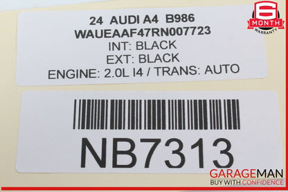 17-24 Audi A4 Automatic Transmission Gear Shifter Lever Selector 8W1713041Q OEM