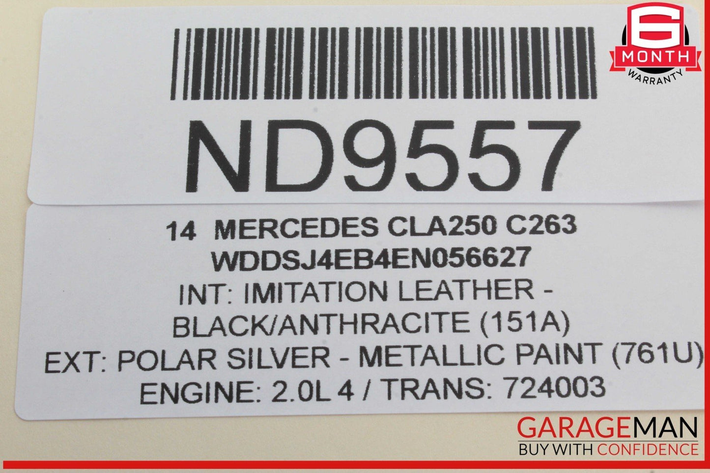 14-19 Mercedes W117 CLA250 Front Right or Left Dash AC A/C Air Vent Trim Grill