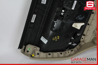 12-19 Land Rover Range Rover Evoque Rear Right Interior Door Panel Assy Beige