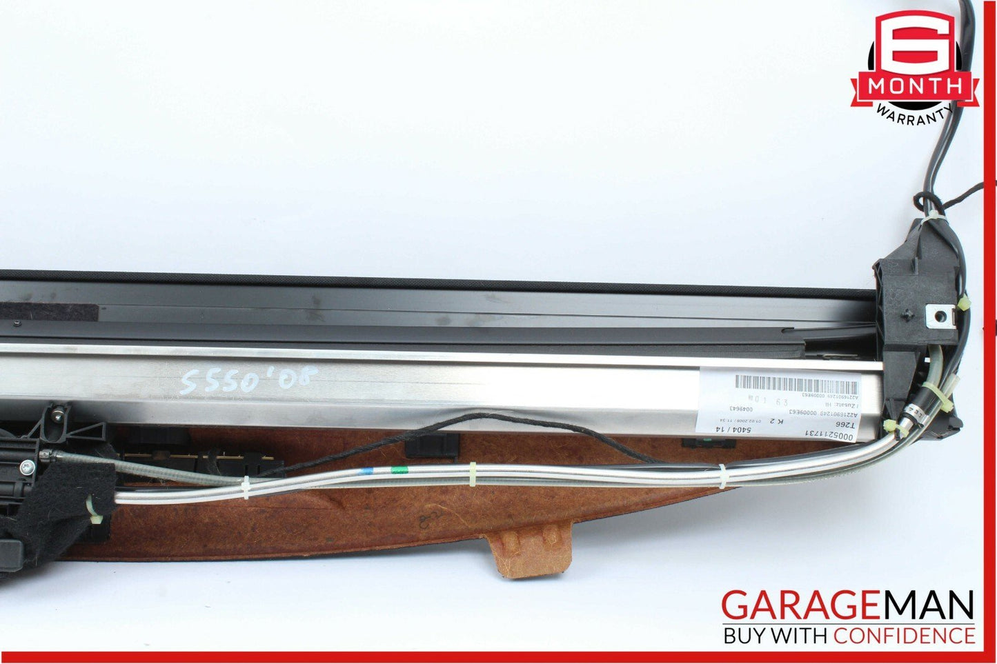 07-13 Mercedes W221 S550 Rear Window Sunshade Roller Blind Brake Light Assembly