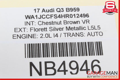 15-18 Audi Q3 ABS Anti Lock Brake Pump Control Unit 5N0614109CJ OEM
