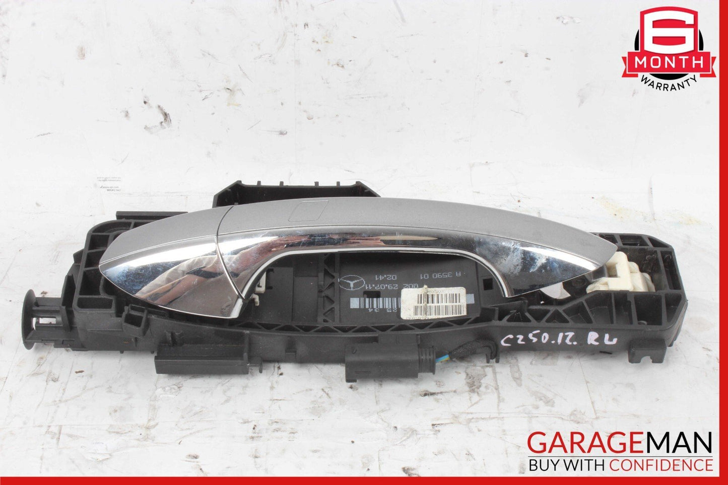 12-14 Mercedes W204 C250 C200 C350 Rear Left Side Exterior Door Handle OEM