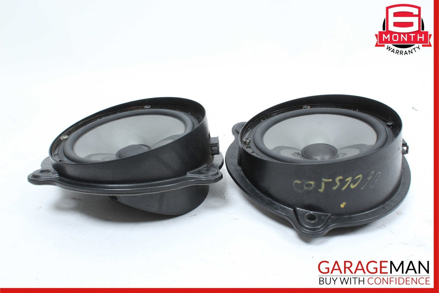06-11 Mercedes W219 CLS500 Right & Left Side Door Sound Audio Speakers Set of 2