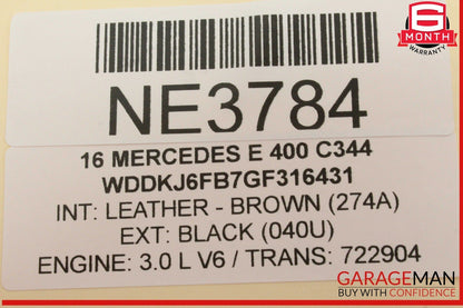 08-18 Mercedes W212 E400 E550 Front Right Side Door Control Module Unit OEM