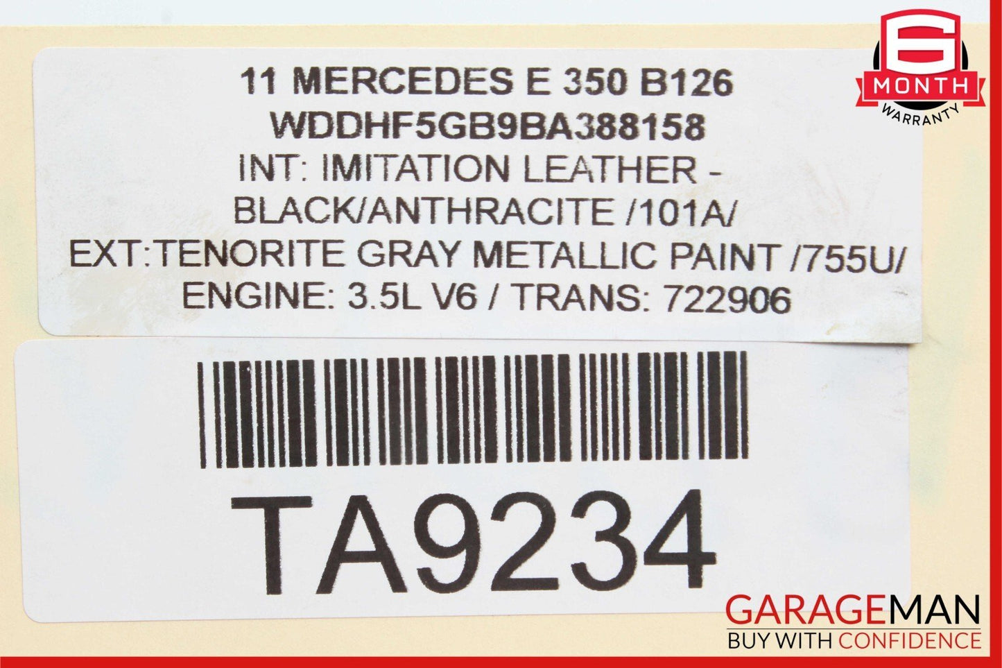 05-12 Mercedes W212 E350 CLS550 SL550 CLK350 Lower Oil Pan 2720100128 OEM