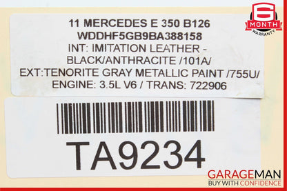 05-12 Mercedes W212 E350 CLS550 SL550 CLK350 Lower Oil Pan 2720100128 OEM