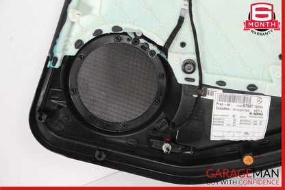 08-14 Mercedes W204 C250 C300 C350 Rear Left Interior Door Panel Assy Anthracite