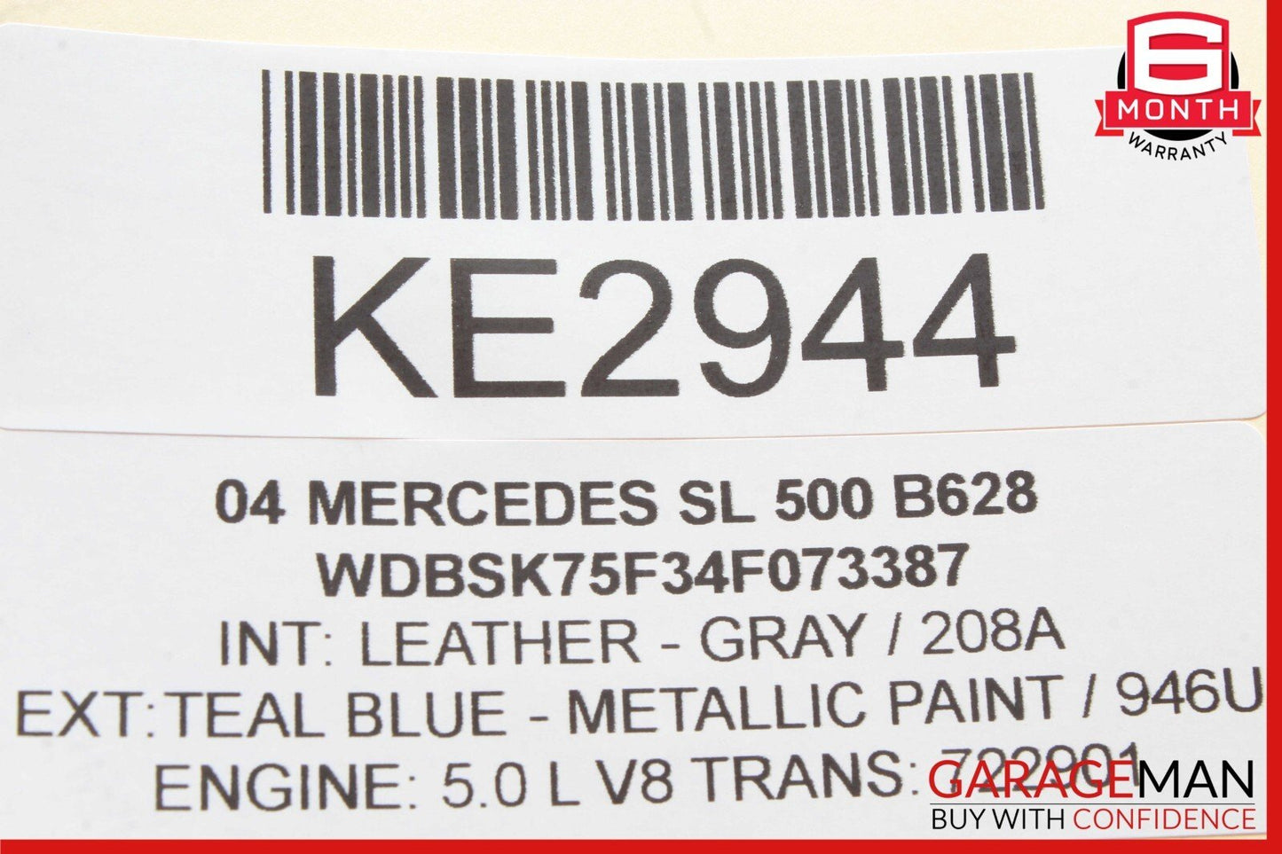 03-12 Mercedes R230 SL500 SLK350 Anti Theft Alarm Signal Control Module Unit OEM