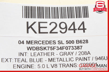 03-12 Mercedes R230 SL500 SLK350 Anti Theft Alarm Signal Control Module Unit OEM