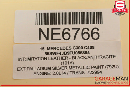 15-20 Mercedes W205 C300 C400 GLC43 AMG Electronic Parking Button Switch OEM