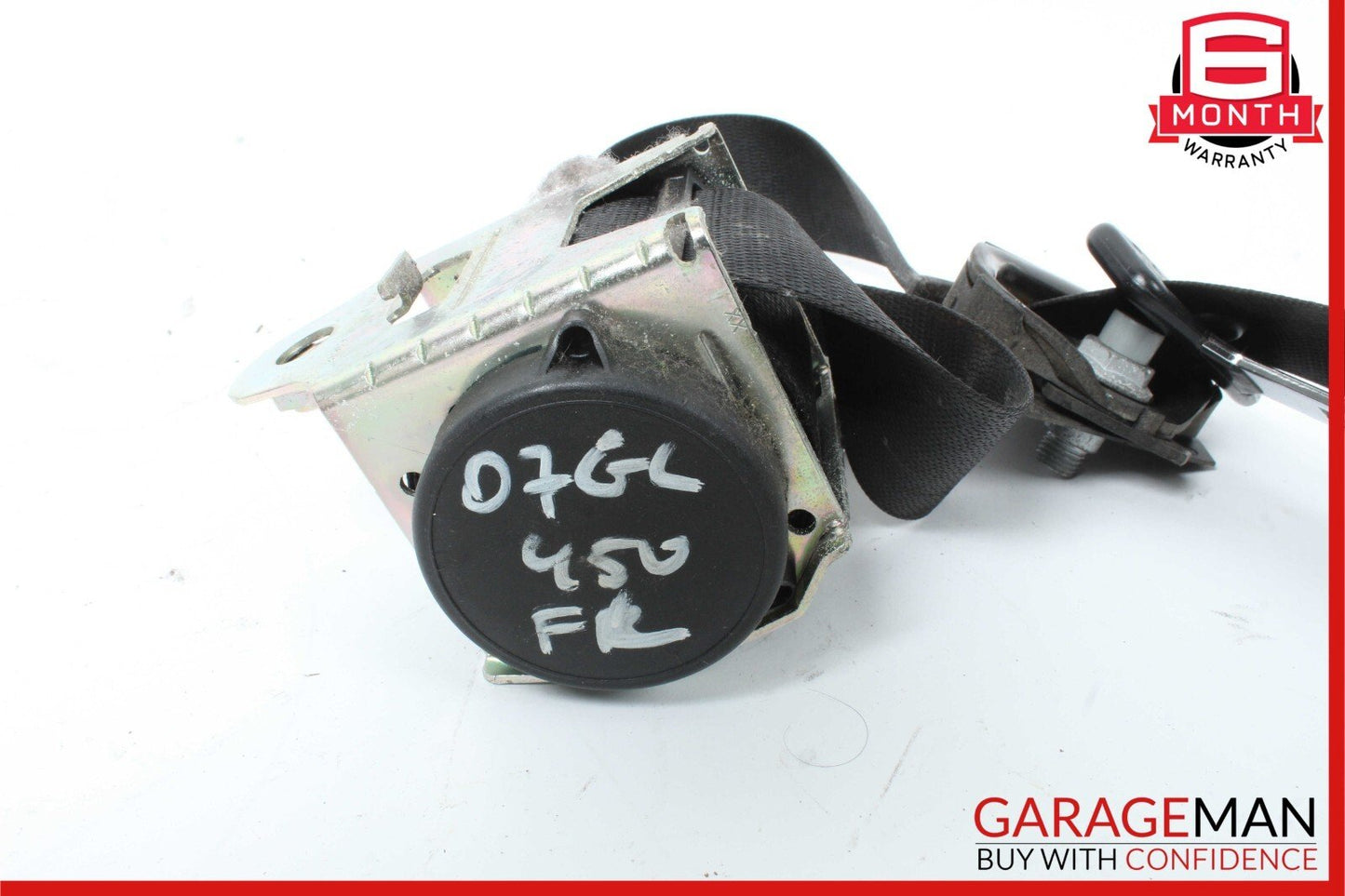 06-08 Mercedes R350 ML350 GL450 Front Left Driver Seat Belt Seatbelt Anthracite